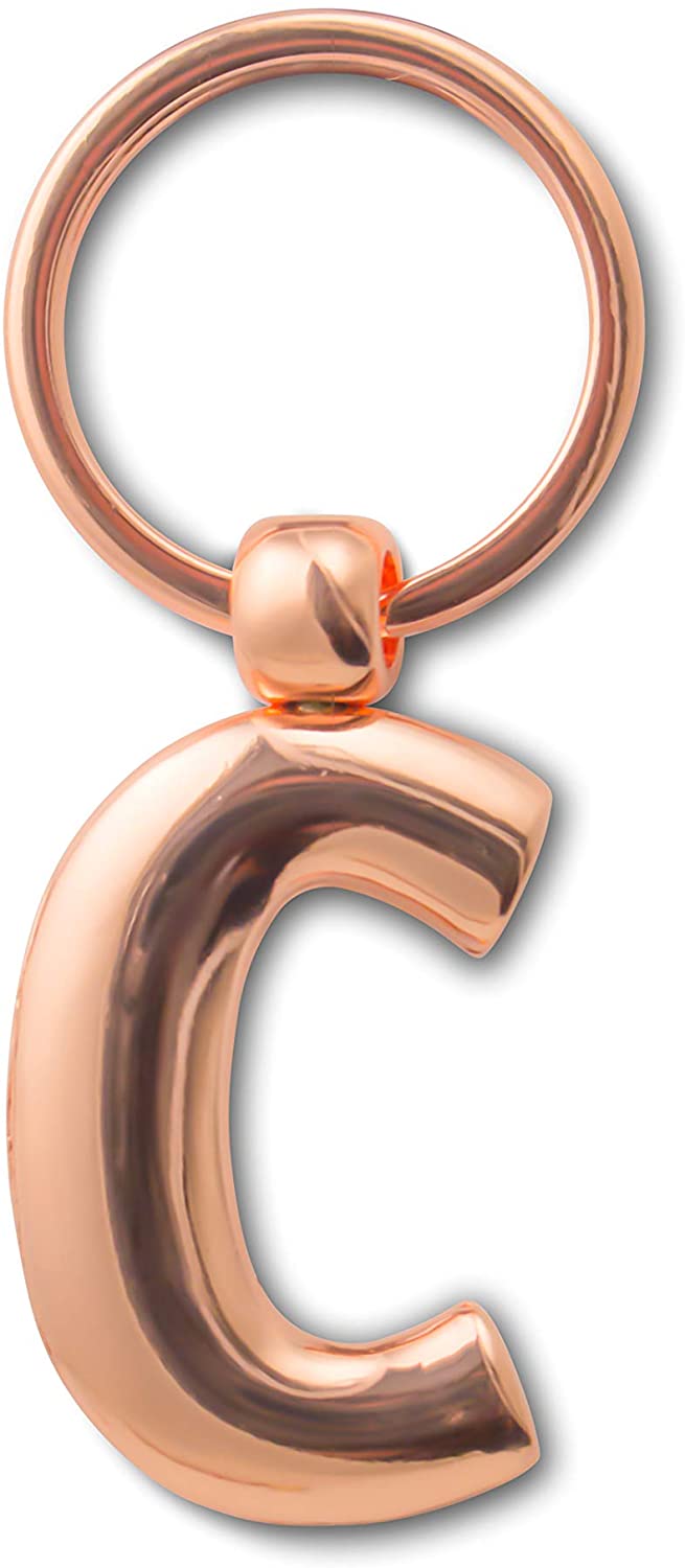IF Company: Copper Letter Keyring - C