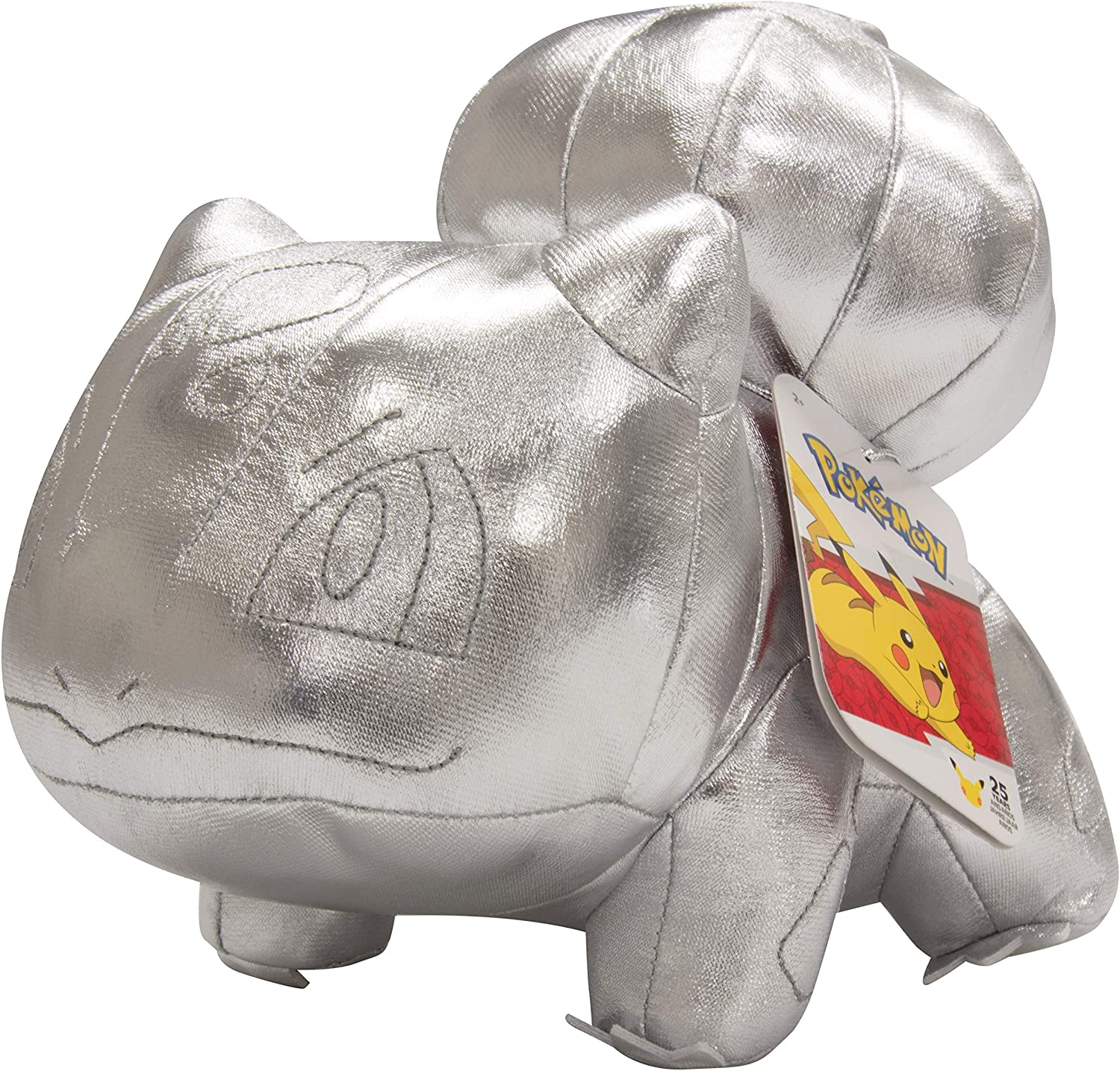 Pokemon 25Th Celebration Silver Bulbasaur Plush