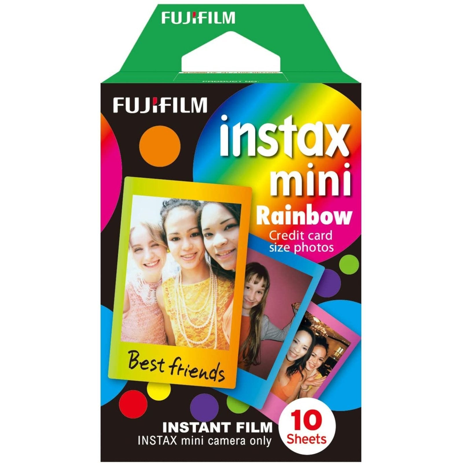 Fujifilm Instax Mini 10 Sheets 1pk Rainbow