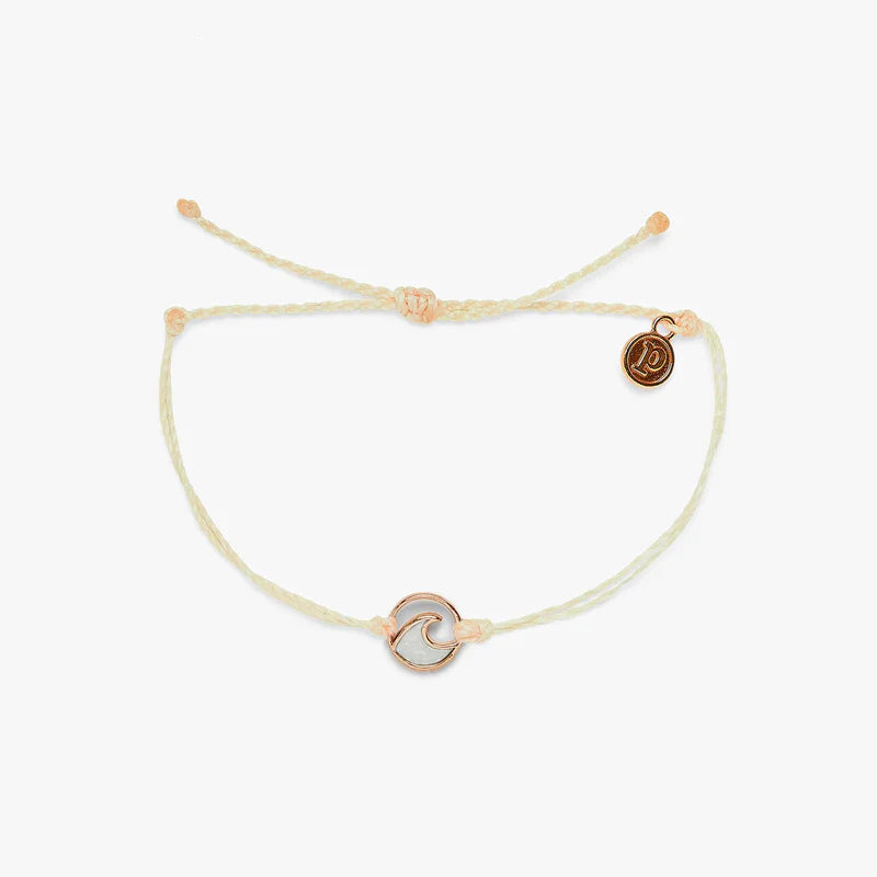 Pura Vida - Bracelet Opaque Resin Wave Rose Gold OS