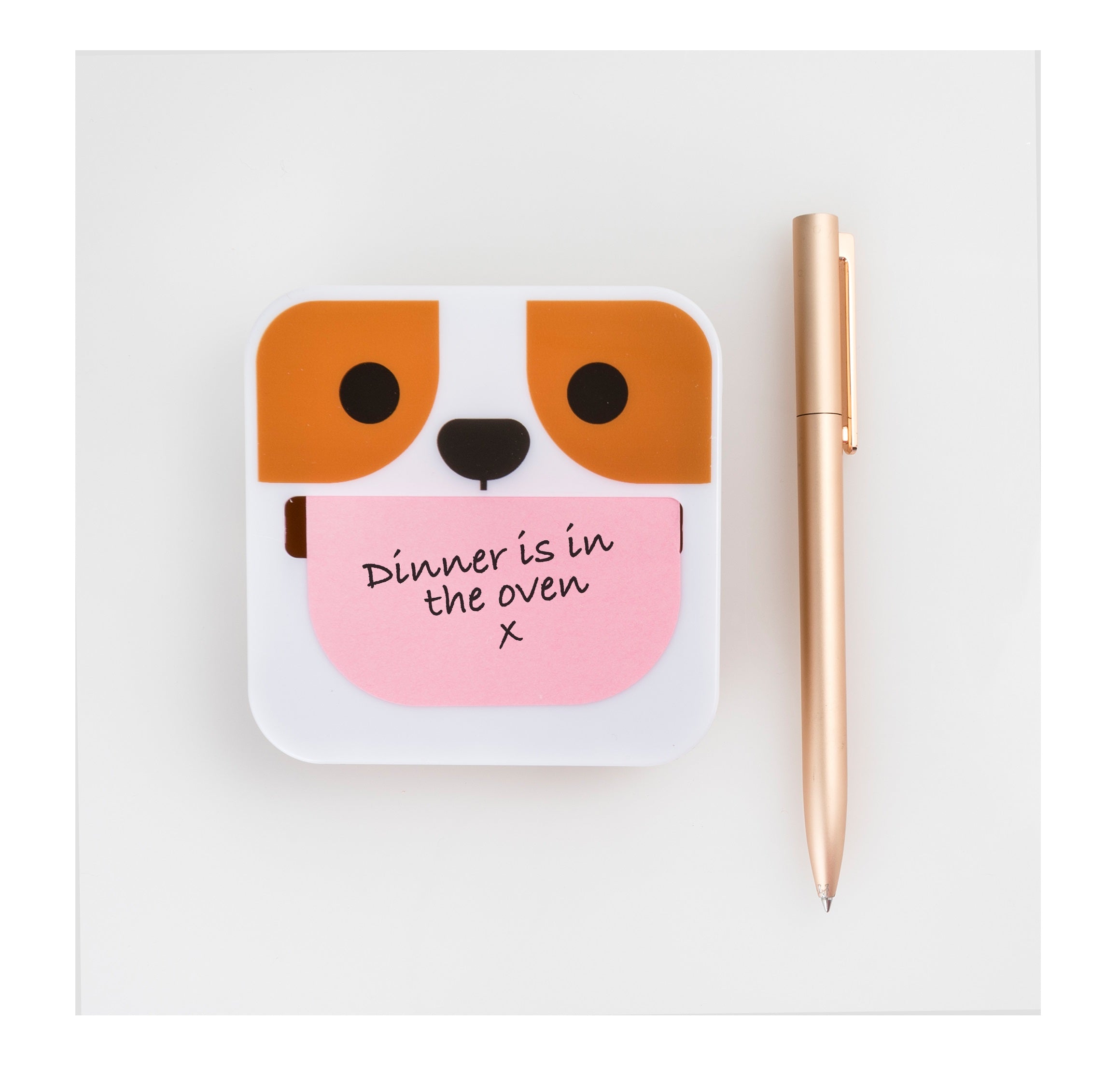 Mustard - Sticky Notes Dispenser Dippy Dog Design