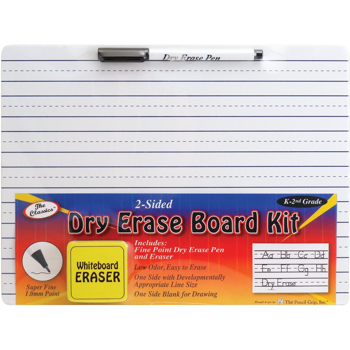 Pencil Grip Co. Children's Ruled Whiteboard Kit