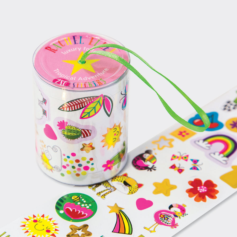 Rachel Ellen Design: Rolls of Stickers - Tropical Adventure