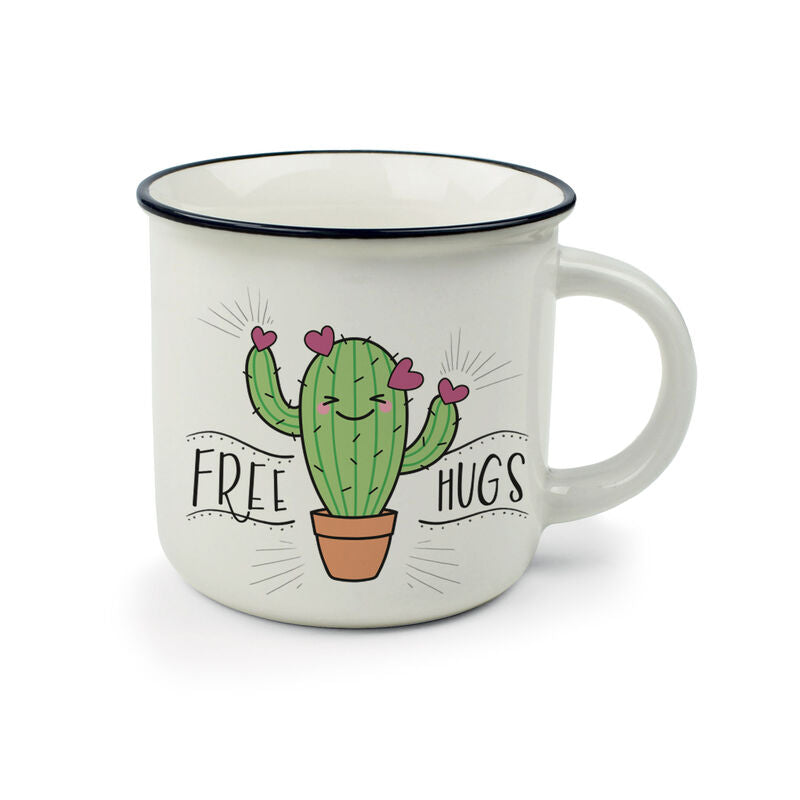 Legami Cup Puccino Porcelain Mugs, Cactus