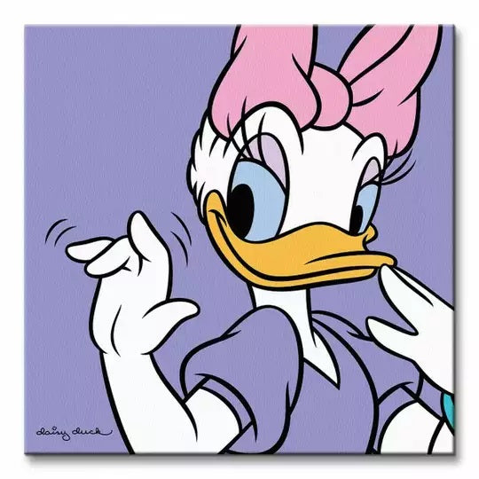 Pyramid: Daisy Duck (Lilac) - Canvas Prints