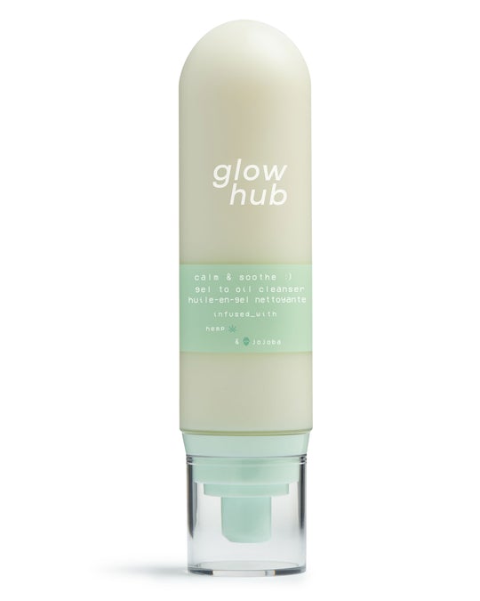 Glow Hub: calm & soothe gel to oil cleanser