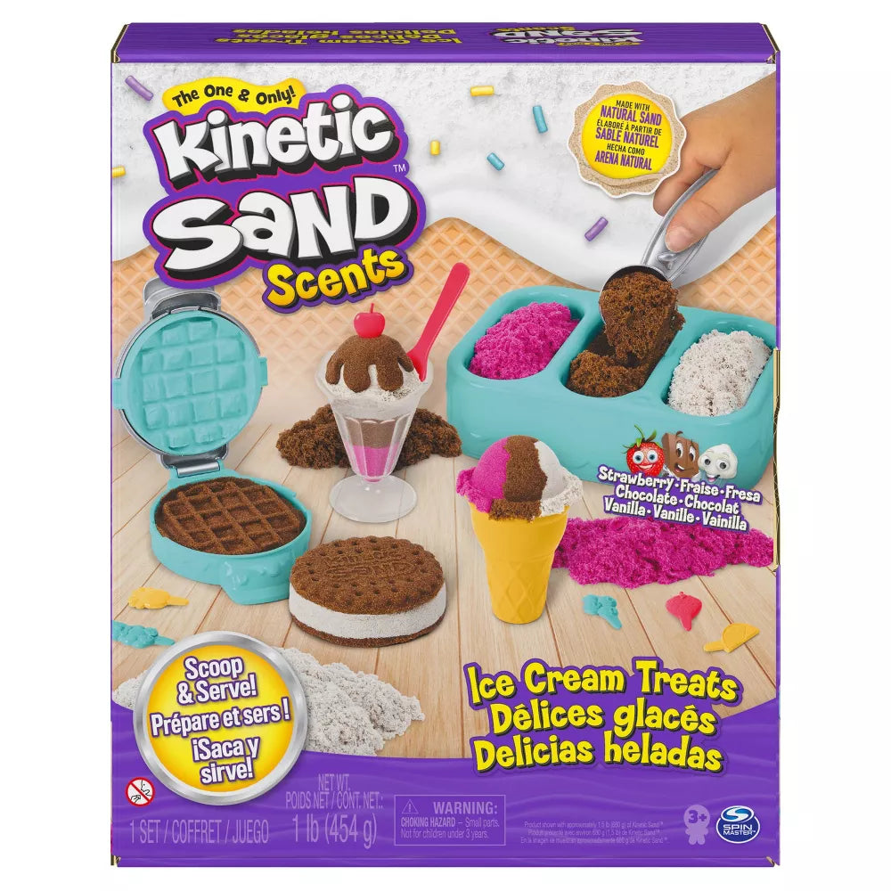 Spin Master Kinetic Sand Ice Cream Treats Playset