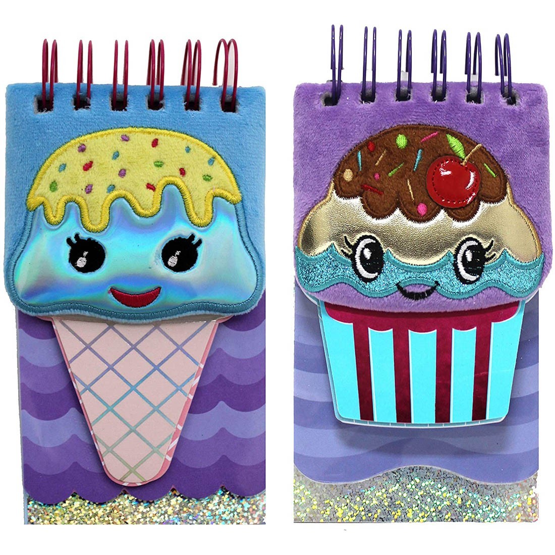 Inkology Cupcake & Ice Cream Memo Pad, Assorted