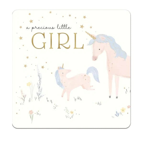 Pigment Cards Unicorns Precious Little Girl