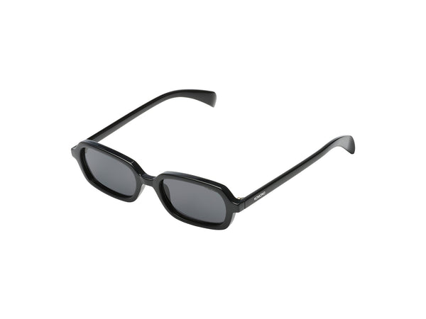 Komono Hayden Rectangular Sunglasses in Black, Grey Cat 3 UV400 Lenses