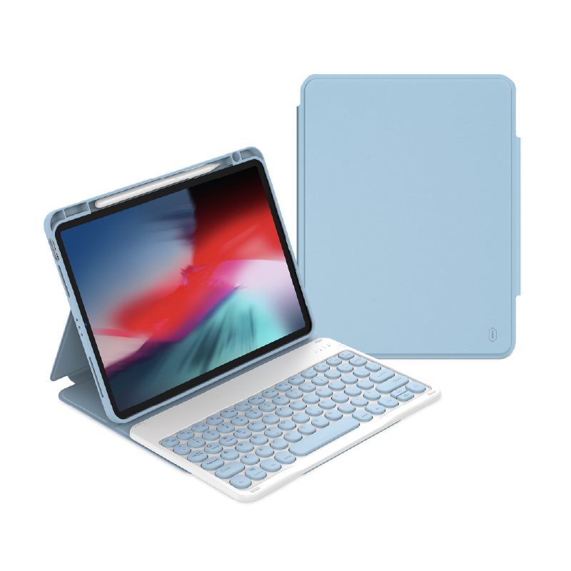 Wiwu Keyboard Case for 10.2 and 10.5 Inch Tablets Typing Cover - Blue