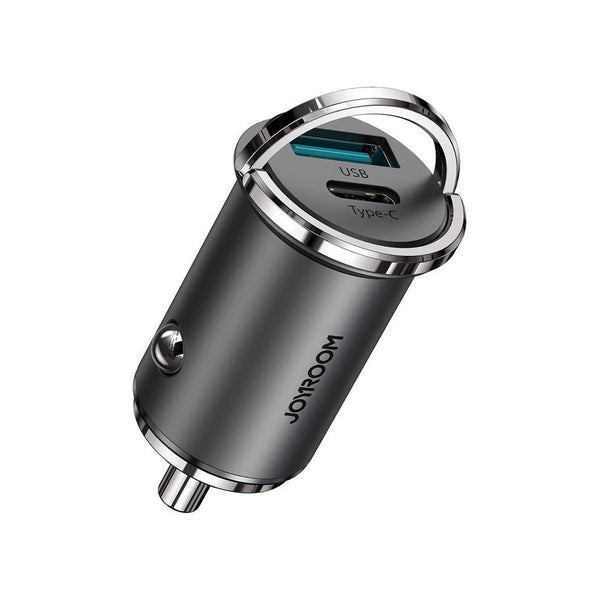 شاحن سيارة سريع من جوي رووم C-A35 بمنفذي USB-A و USB-C - 45 واط