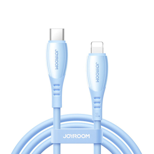 Joyroom S-A59 Vibrant Series 30W Fast Charging Data Cable (Type-C to Lightining) - Blue