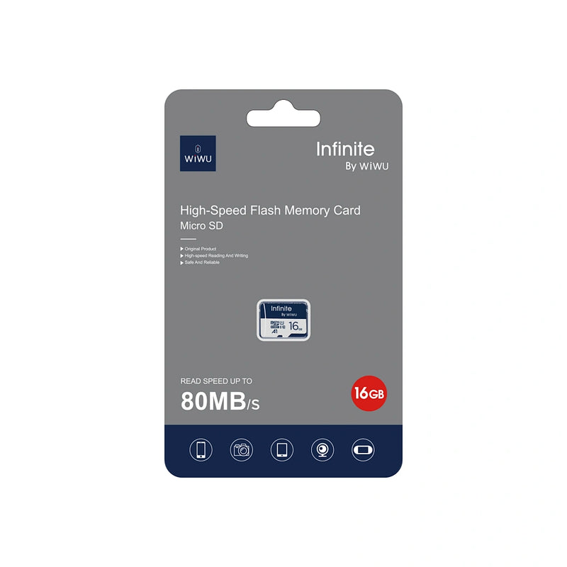 WiWU Wi-FC004 High-Speed Micro SD Memory Card 16GB