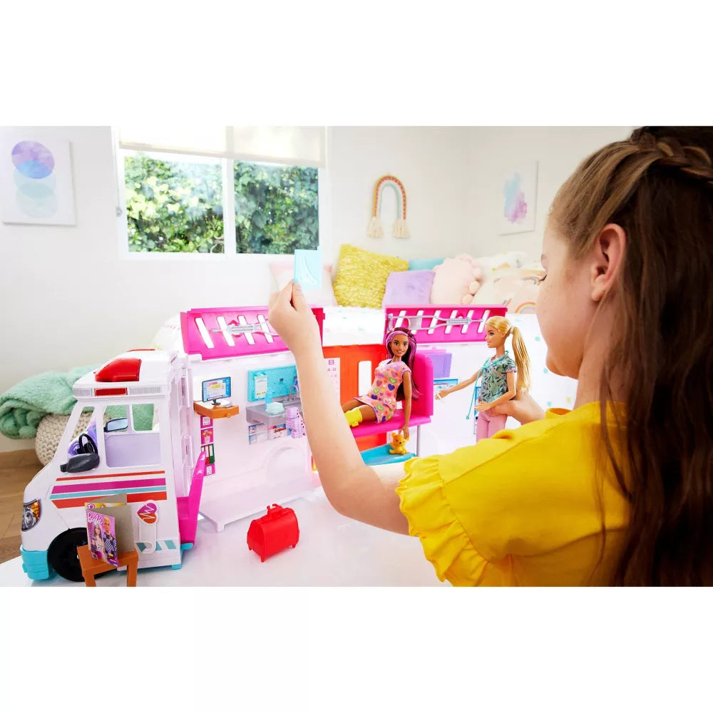 Barbie Transforming Ambulance And Clinic Playset