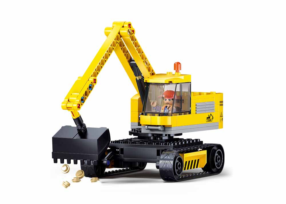 Sluban Town E6 Small Excavator 152 Pcs