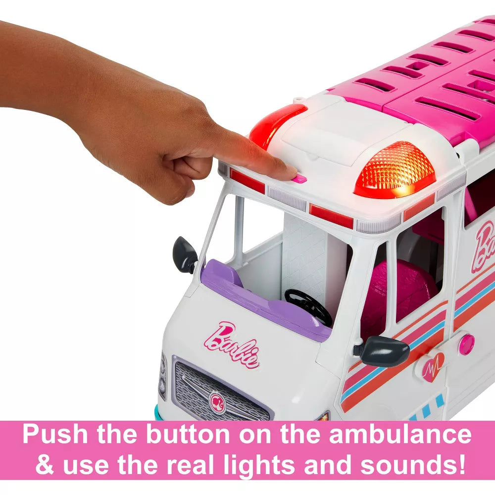 Barbie Transforming Ambulance And Clinic Playset