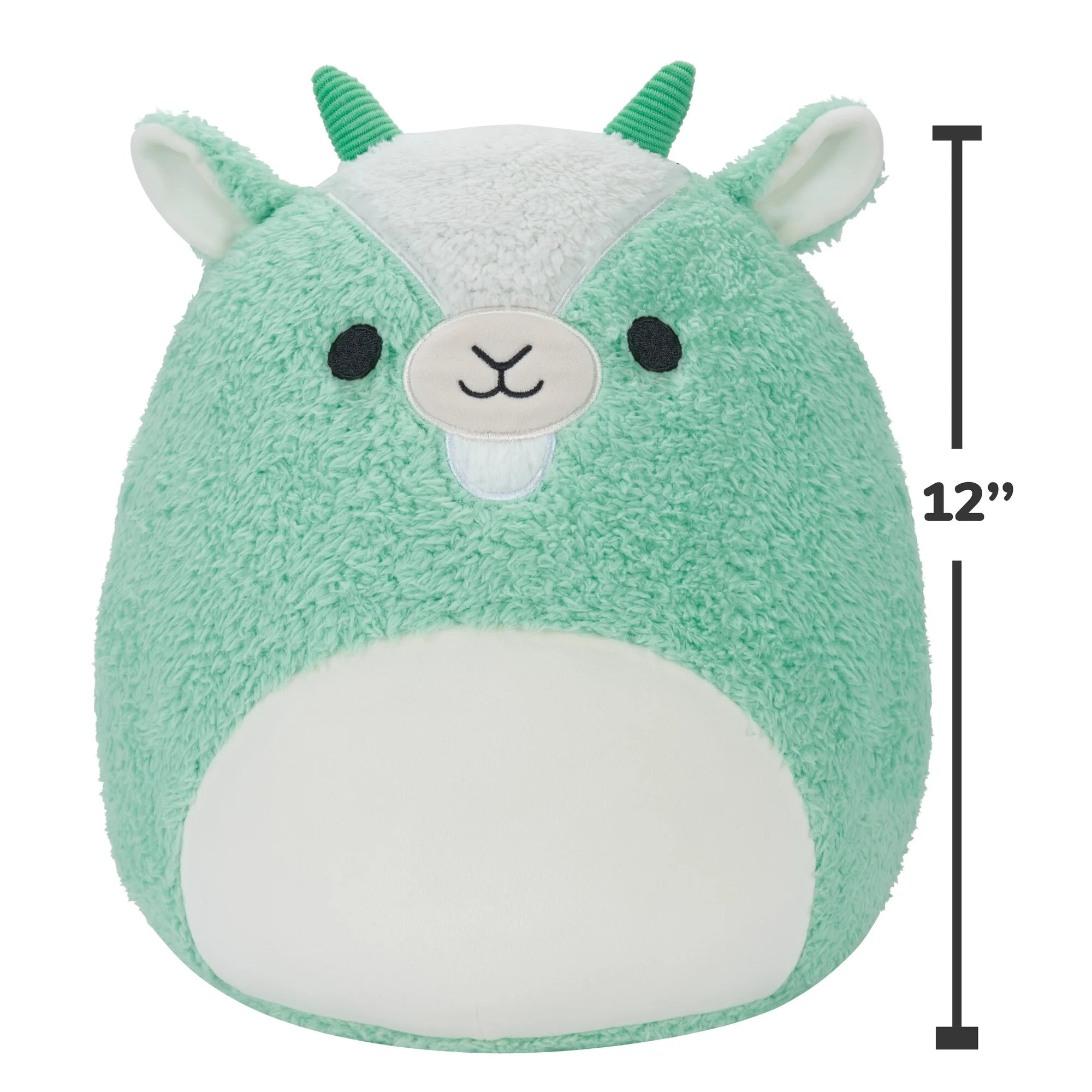 Squishmallows Med Plush 12 Fuzzamallows Palmer Green Goat