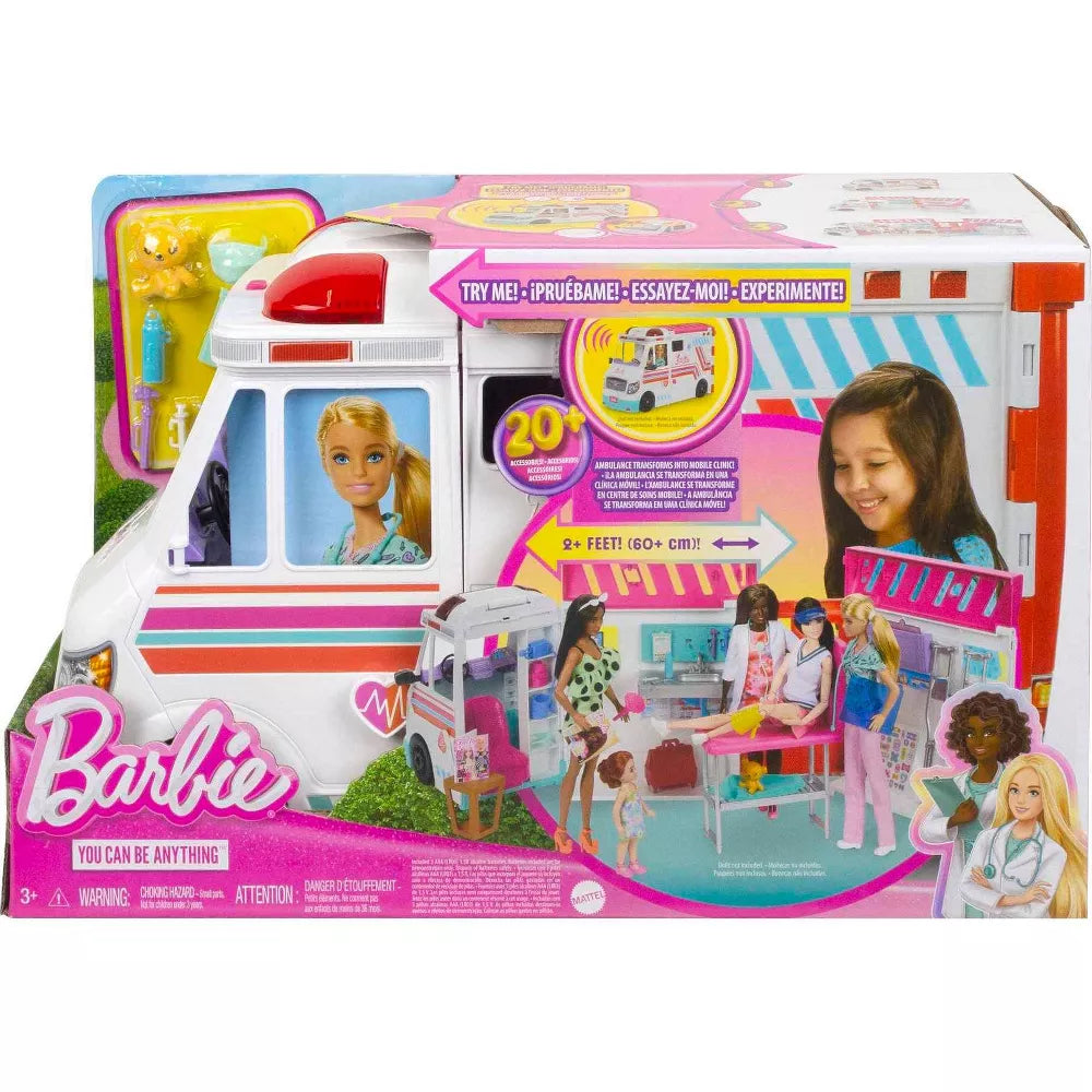 Barbie Transforming Ambulance And Clinic Playset