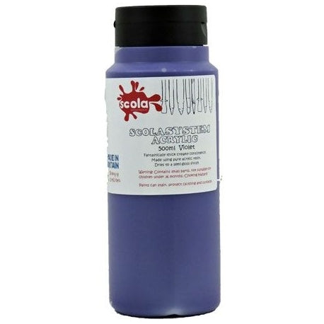 Scola Acrylic 500Ml Violet 1114