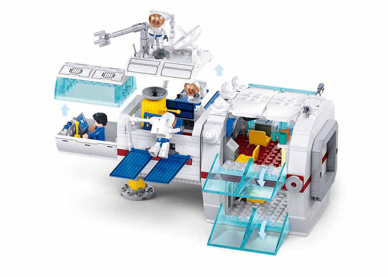 Sluban Space Dream Space Station Core Module 502 Pcs