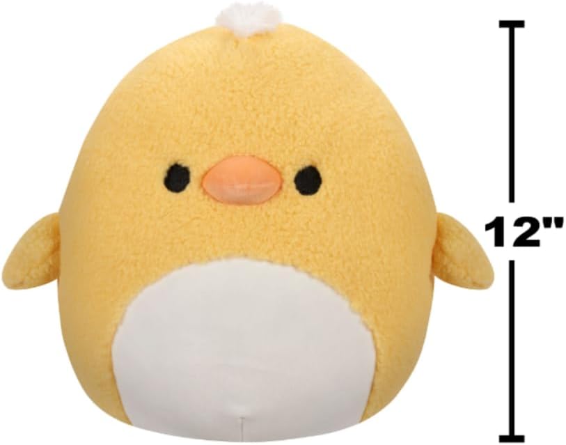 Squishmallows Med Plush 12 Fuzzamallows Webb The Yellow Duck