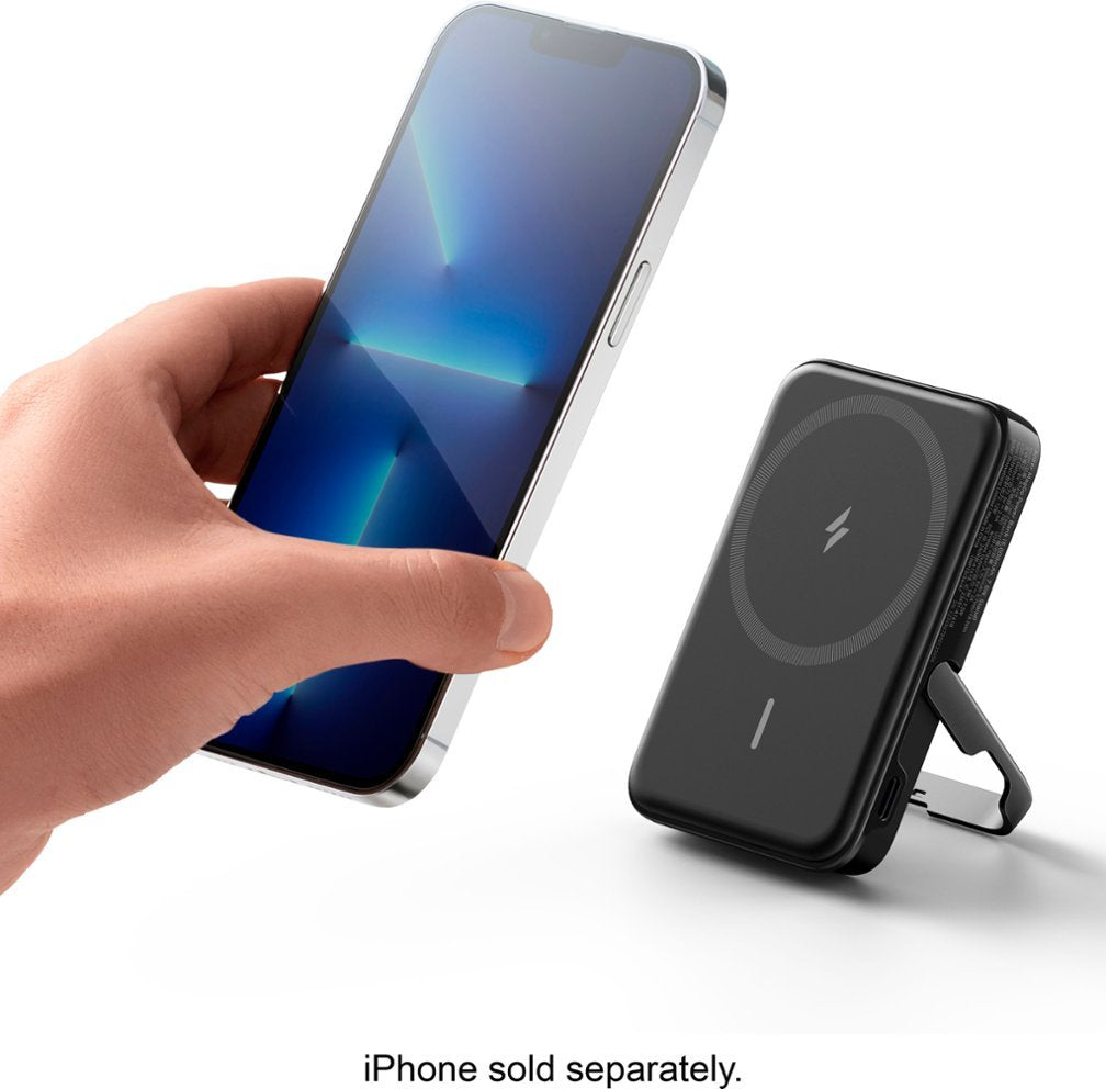 Anker 322 MagGo Magnetic Power Bank 5K Black with Stand