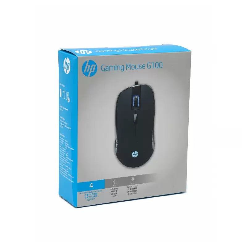 HP G100 E-Sport Wired Gaming Mouse 2000DPI