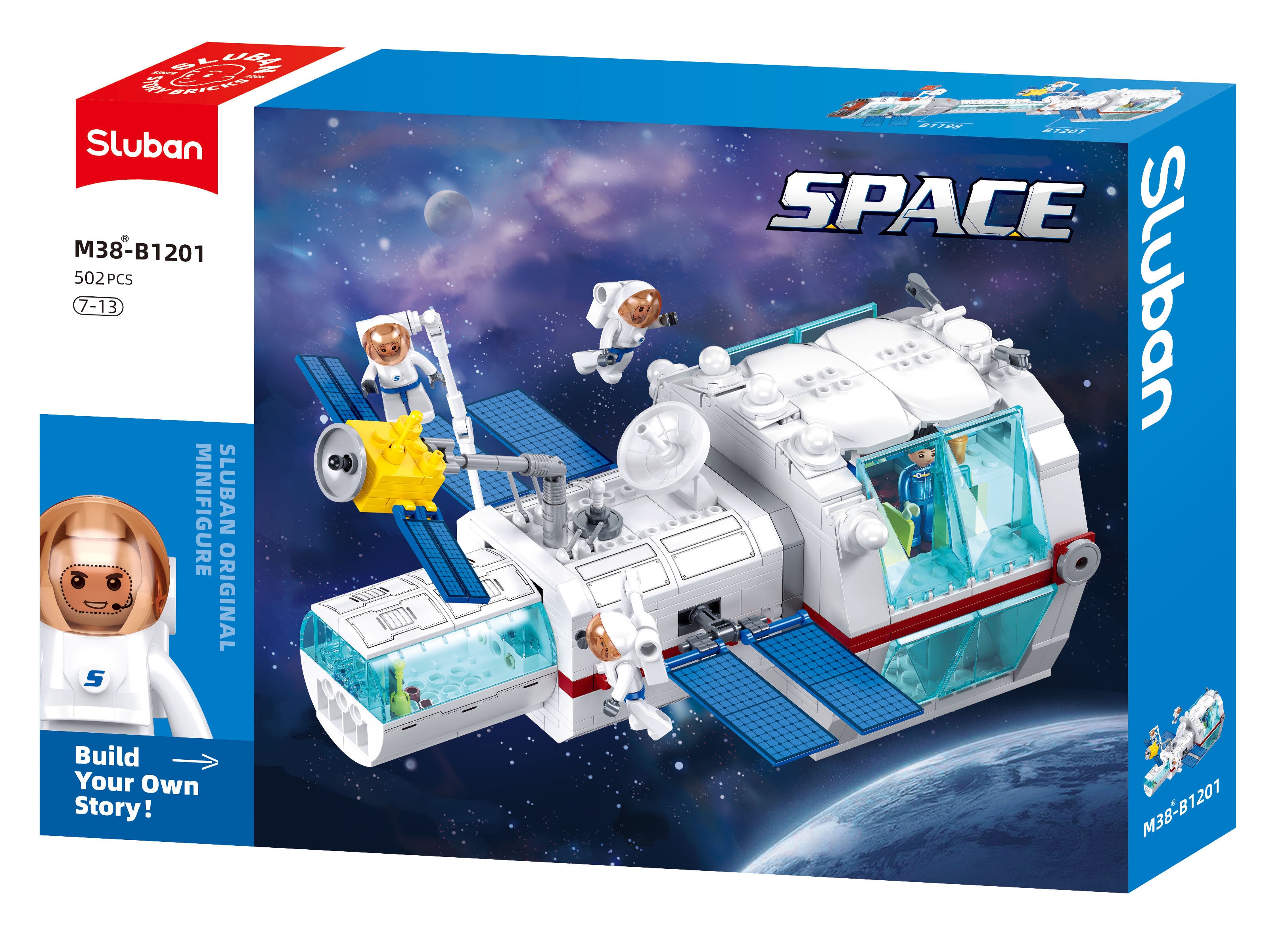 Sluban Space Dream Space Station Core Module 502 Pcs