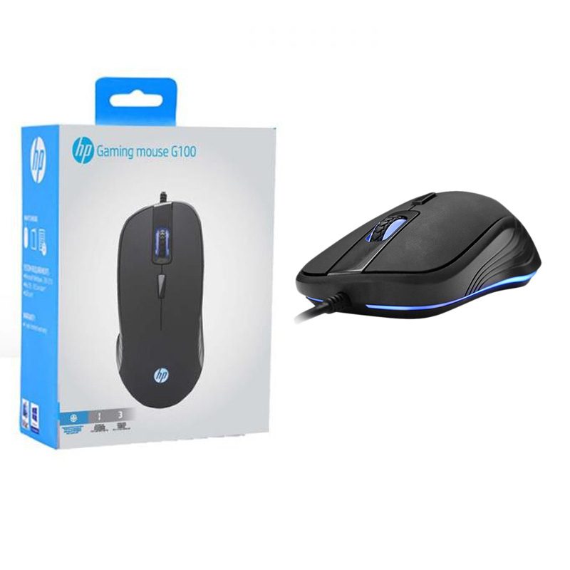 HP G100 E-Sport Wired Gaming Mouse 2000DPI