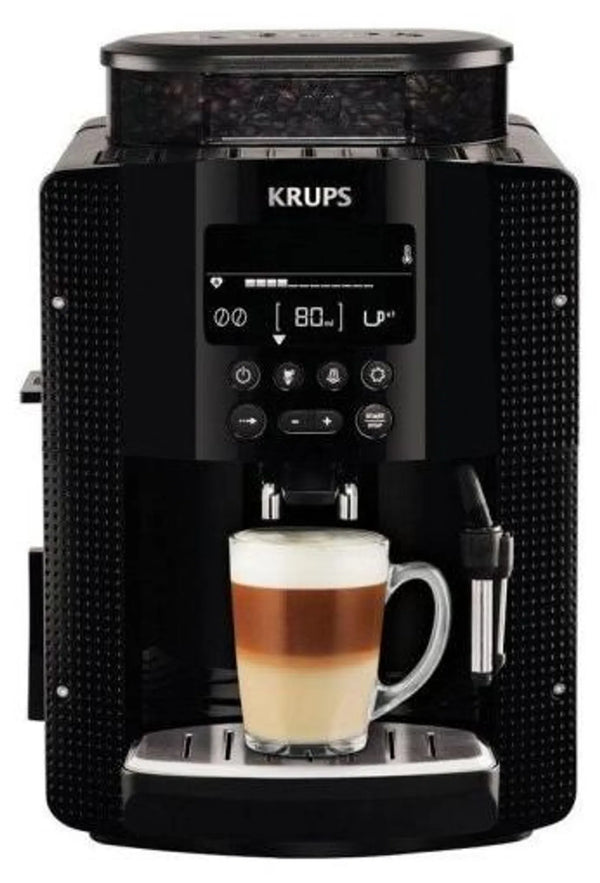 Krups EA8150, Espresso Machine, 1.7 L, Coffee Beans, Built-in Grinder, 1450 W - Black