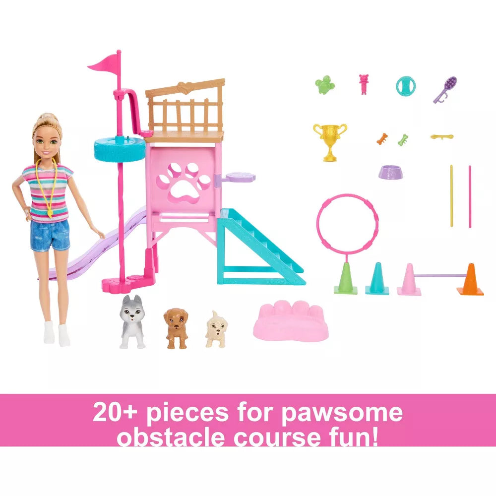 Barbie And Stacie To The Rescue Puppy Playground Playset