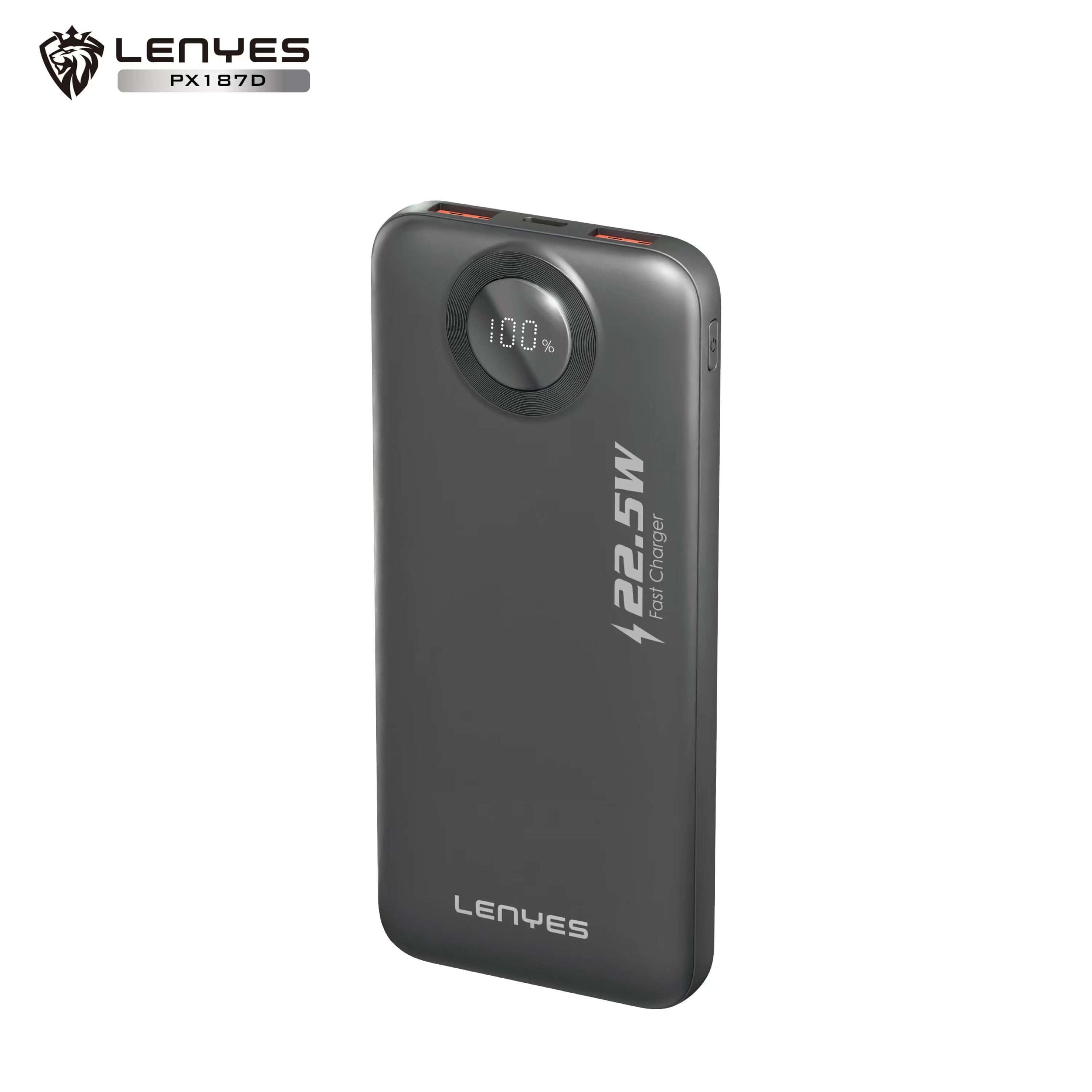 LENYES POWER BANK PX187D 10000MAH  22.5W FAST CHARGING