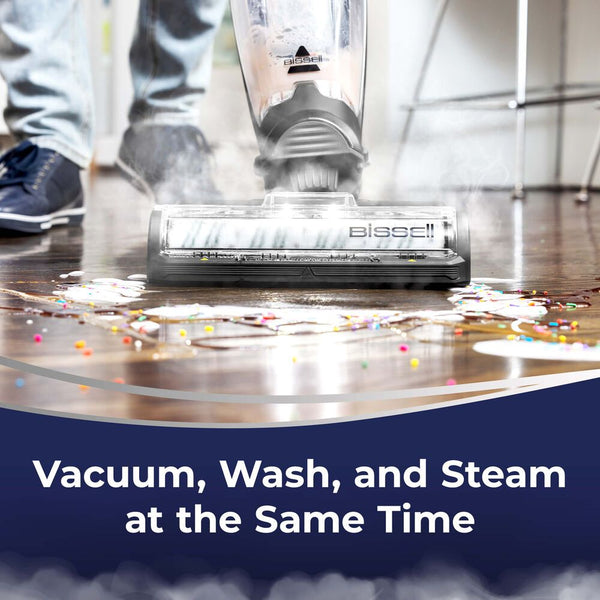 Bissell Crosswave Hydrosteam Multi-Surface Vacuum with Steam & LED Lights
