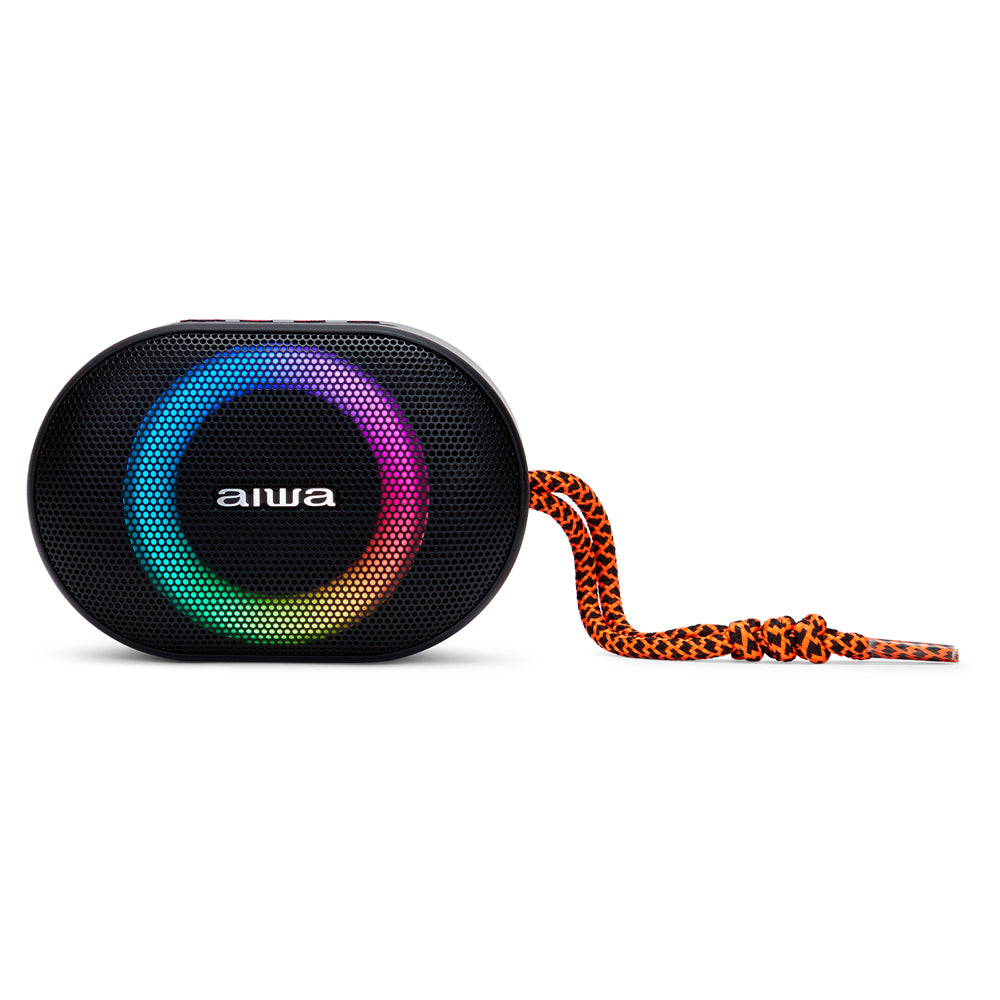 Aiwa Portable Bluetooth RGB Speaker Black