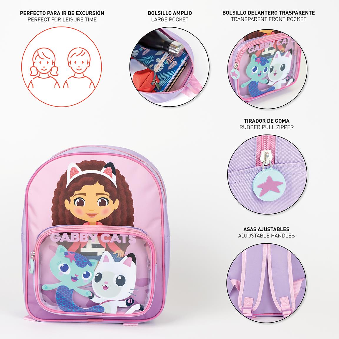 Cerda - Kids Backpack Gabby's Dollhouse