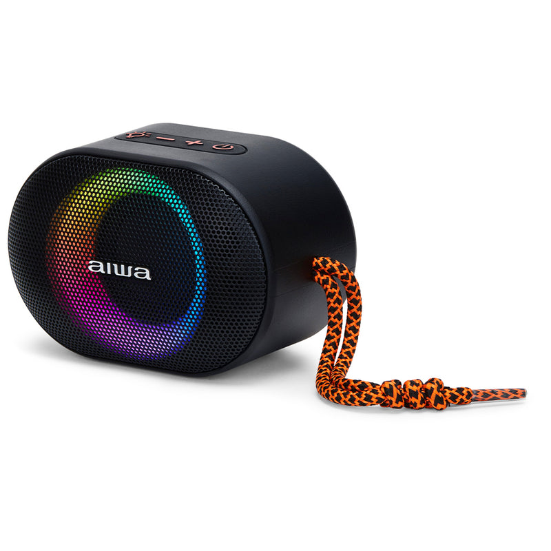 Aiwa Portable Bluetooth RGB Speaker Black