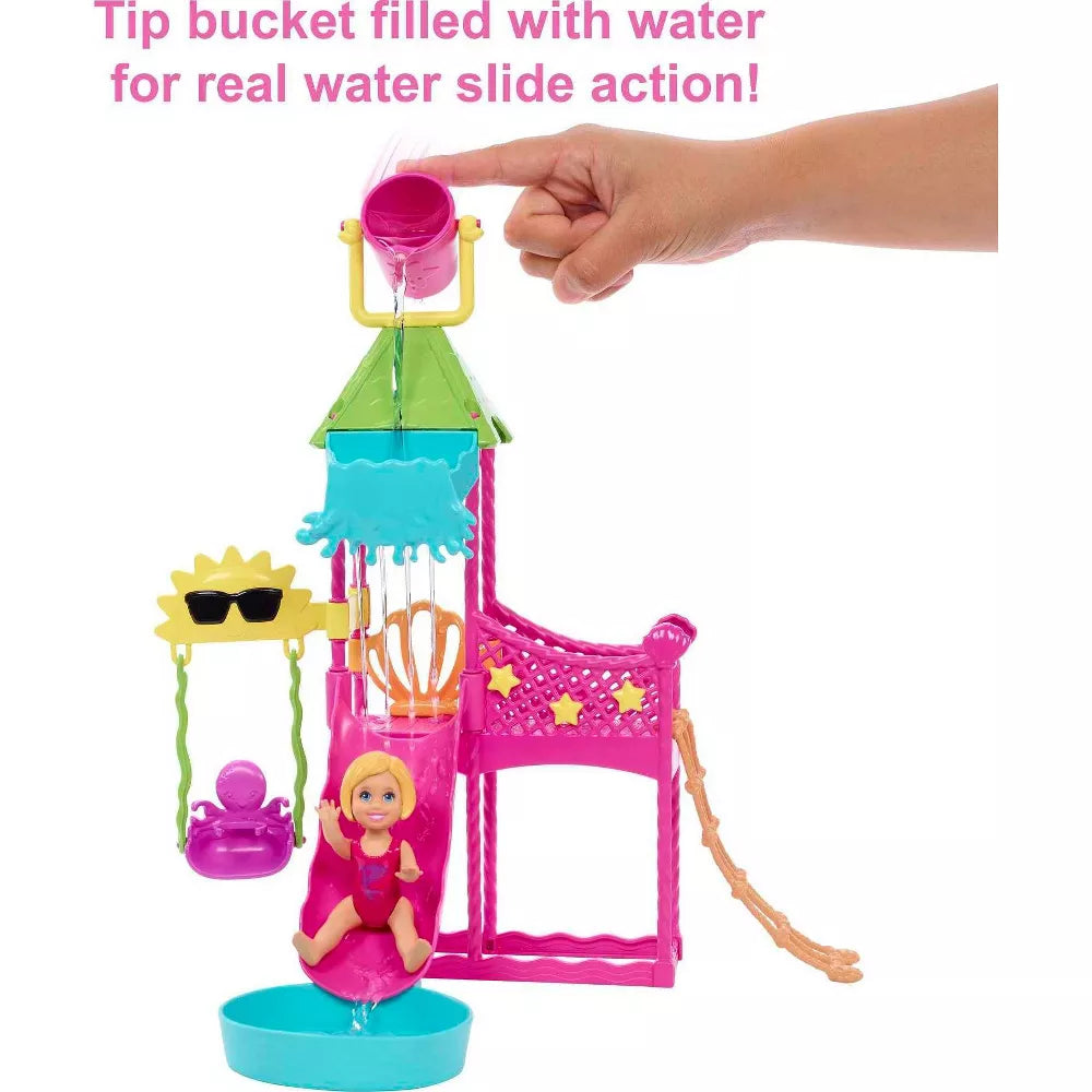 Barbie Skipper Doll & Waterpark Playset Working Water Slide