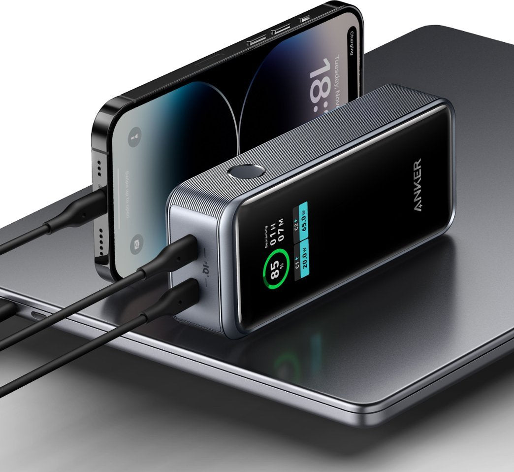 Anker Prime 12,000mAh Power Bank 130W Black — DNA