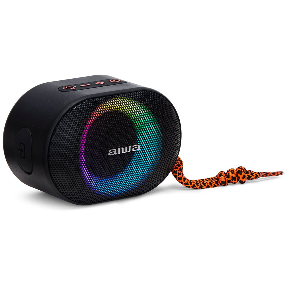 Aiwa Portable Bluetooth RGB Speaker Black