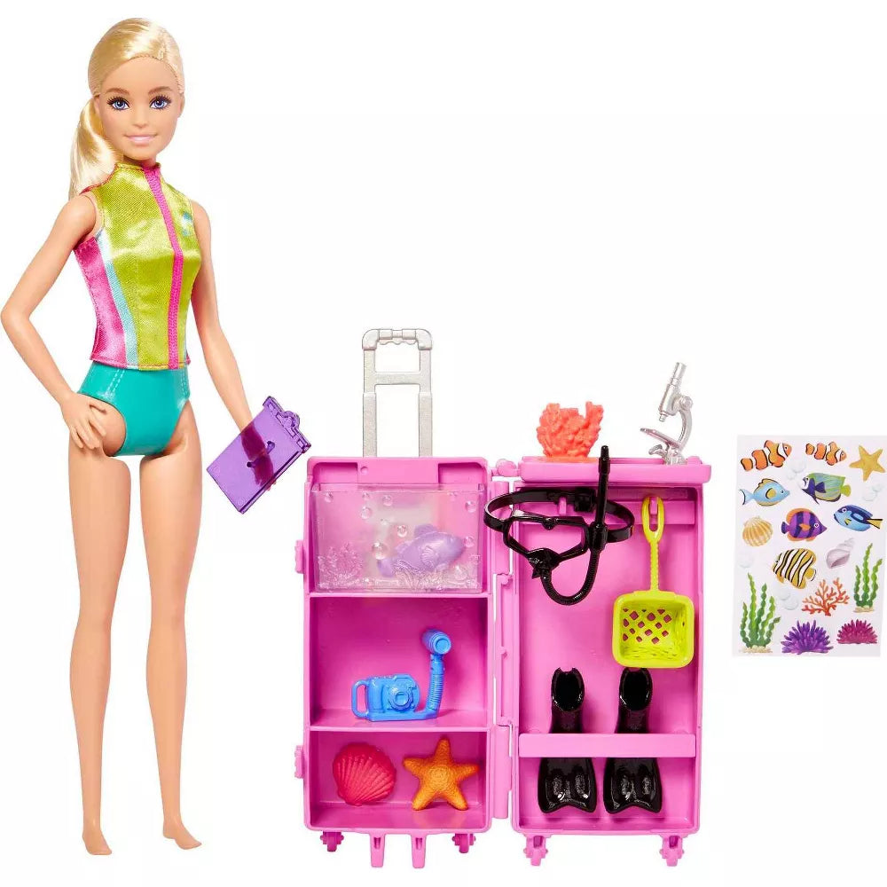 Barbie Careers Marine Biologist Doll  & Mobile Lab Playset