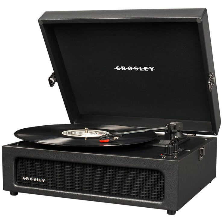 جهاز تسجيل الأسطوانات المحمول Crosley Voyager - أسود