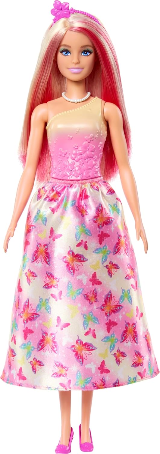 Barbie Royal Doll With Pink & Blonde Fantasy Hair