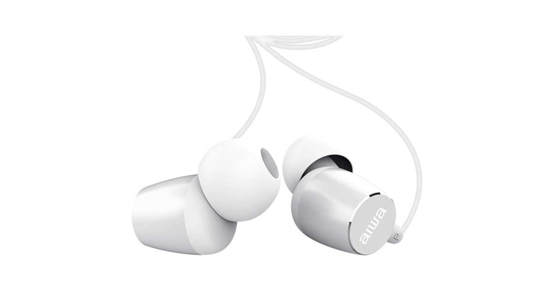 Aiwa Inear Wired Headphones White