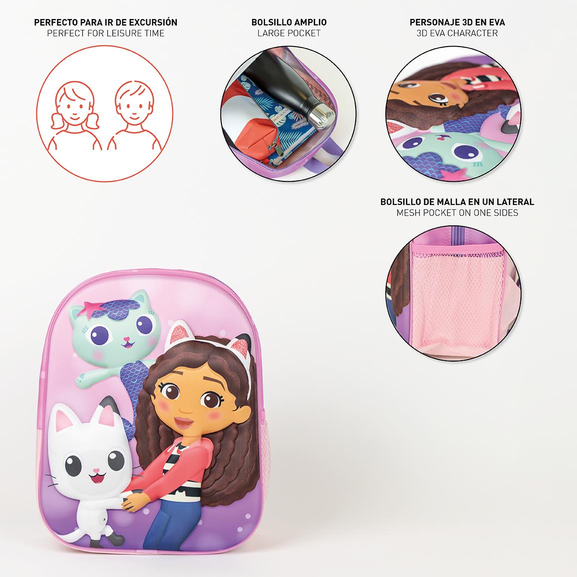 Cerda - Kids Backpack 3D Gabby's Dollhouse