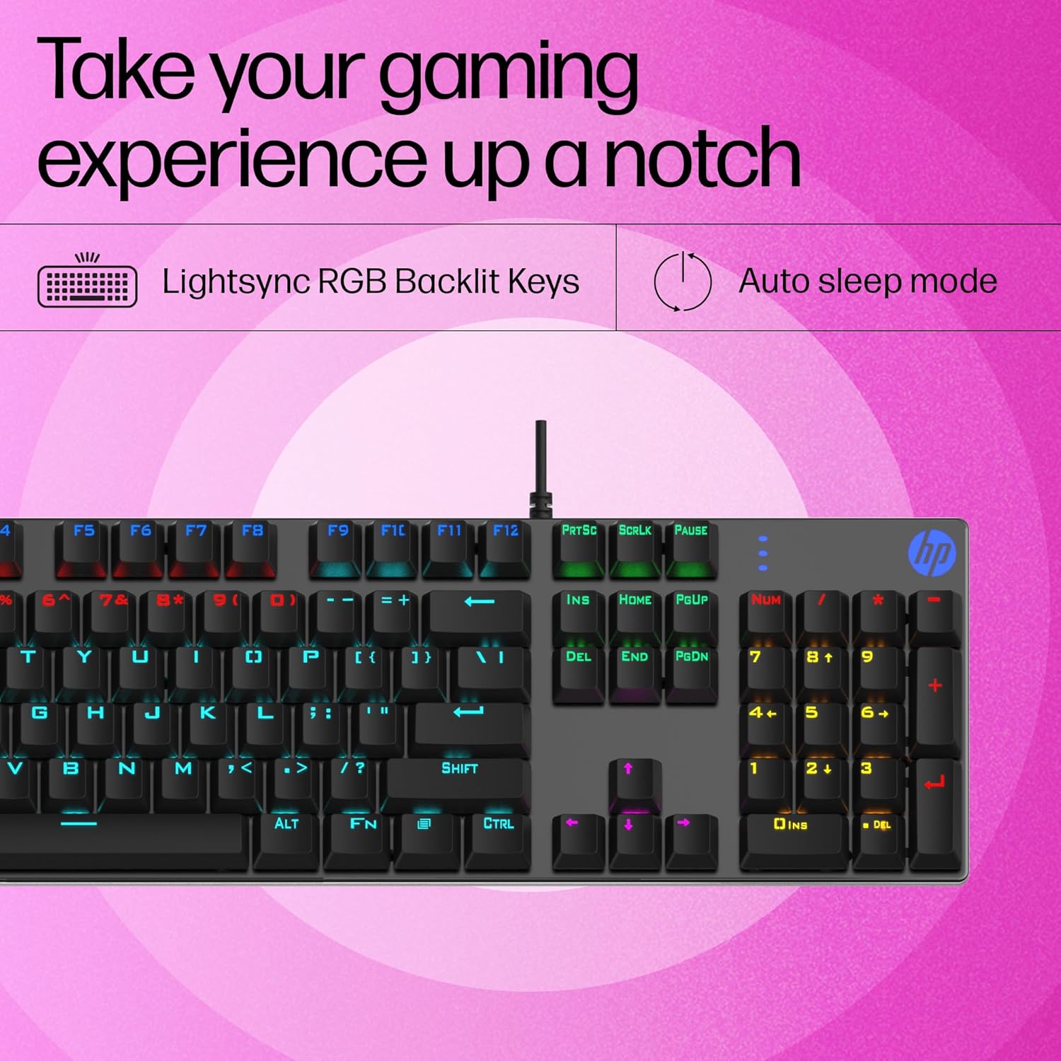 HP GK400F Metal Mechanical Gaming Keyboard