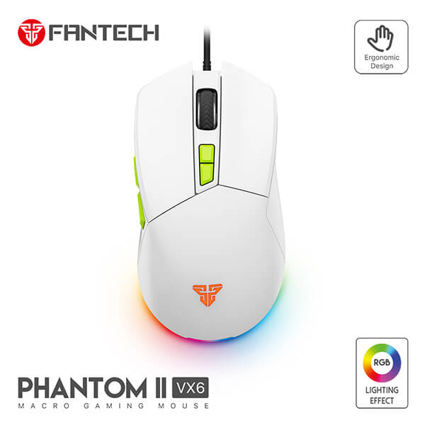 Fantech PHANTOM II VX6 Gaming Mouse White