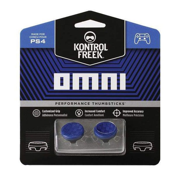 KontrolFreek Omni for PS4 and PS5 2 Performance Thumbsticks Blue