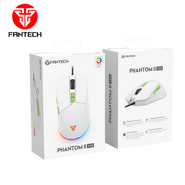 Fantech PHANTOM II VX6 Gaming Mouse White