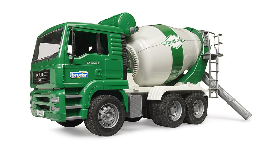 Bruder - Man Tga Cement Mixer Truck Rapid Mix